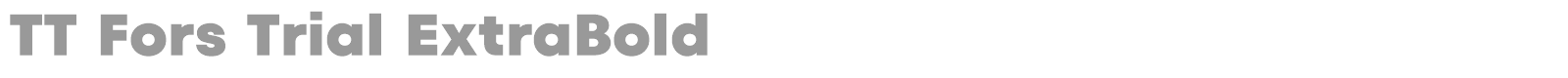 TT Fors font preview